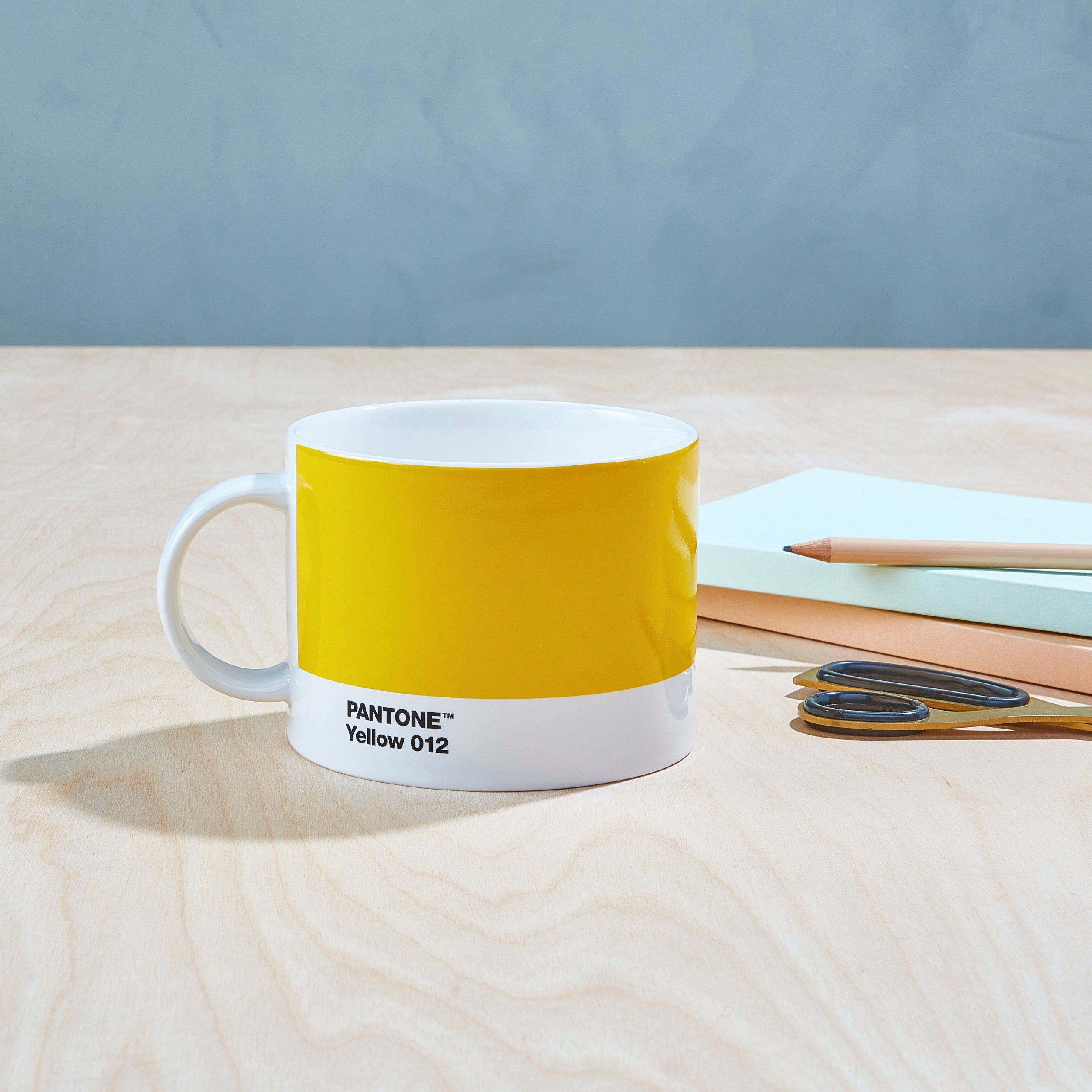 Pantone Wide Tea Cup - Yellow - Image 2