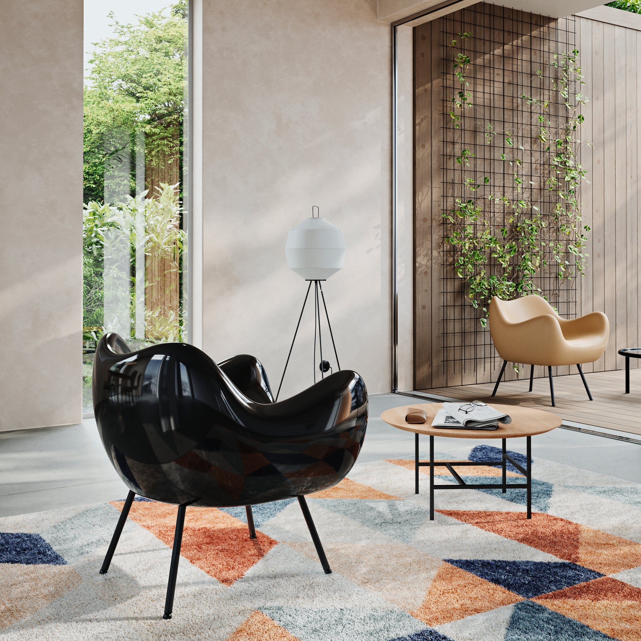 RM58 Classic Chair - Black - Image 6