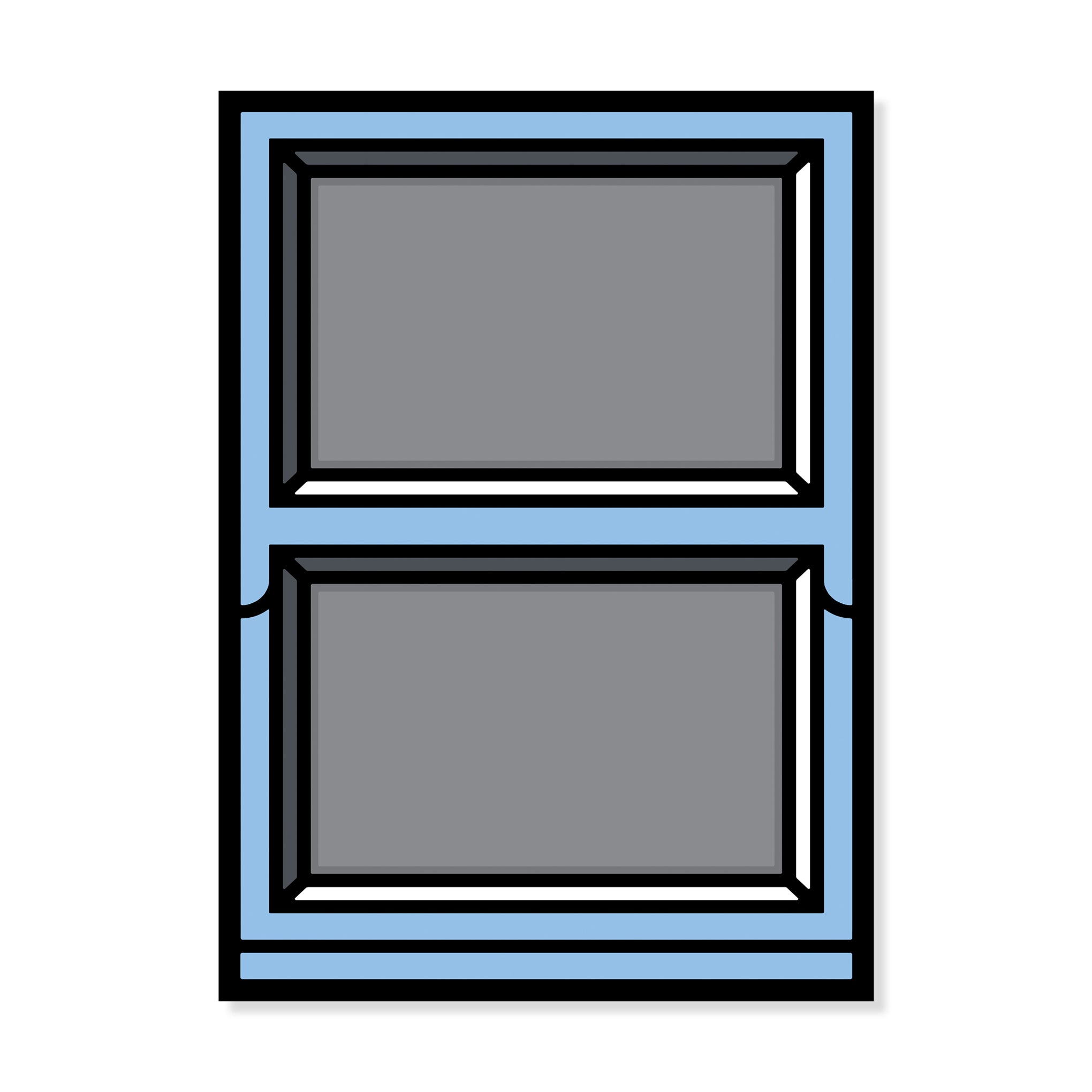 Richard Woods Window 03 Framed Print