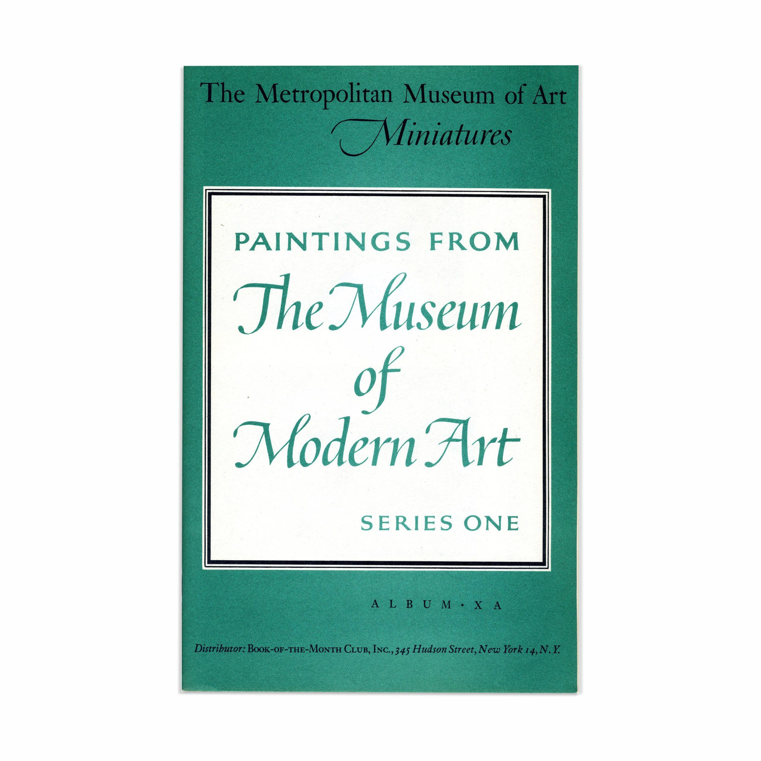 Paintings from MoMA and Metropolitan Miniatures