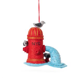 NYC Felt Ornament - Fire Hydrant