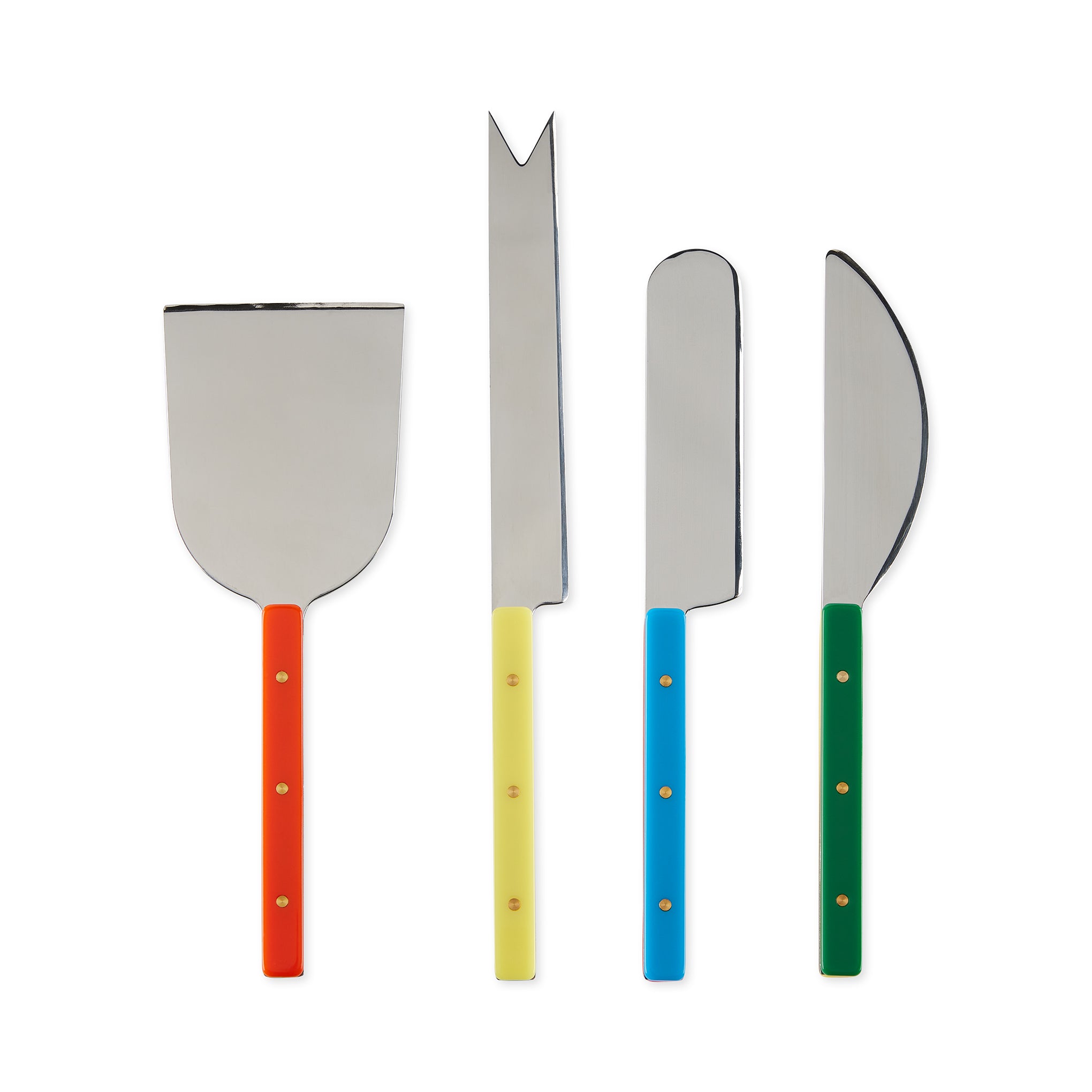 MoMA Color Block Cheese Knives - Set of 4 - Image 4