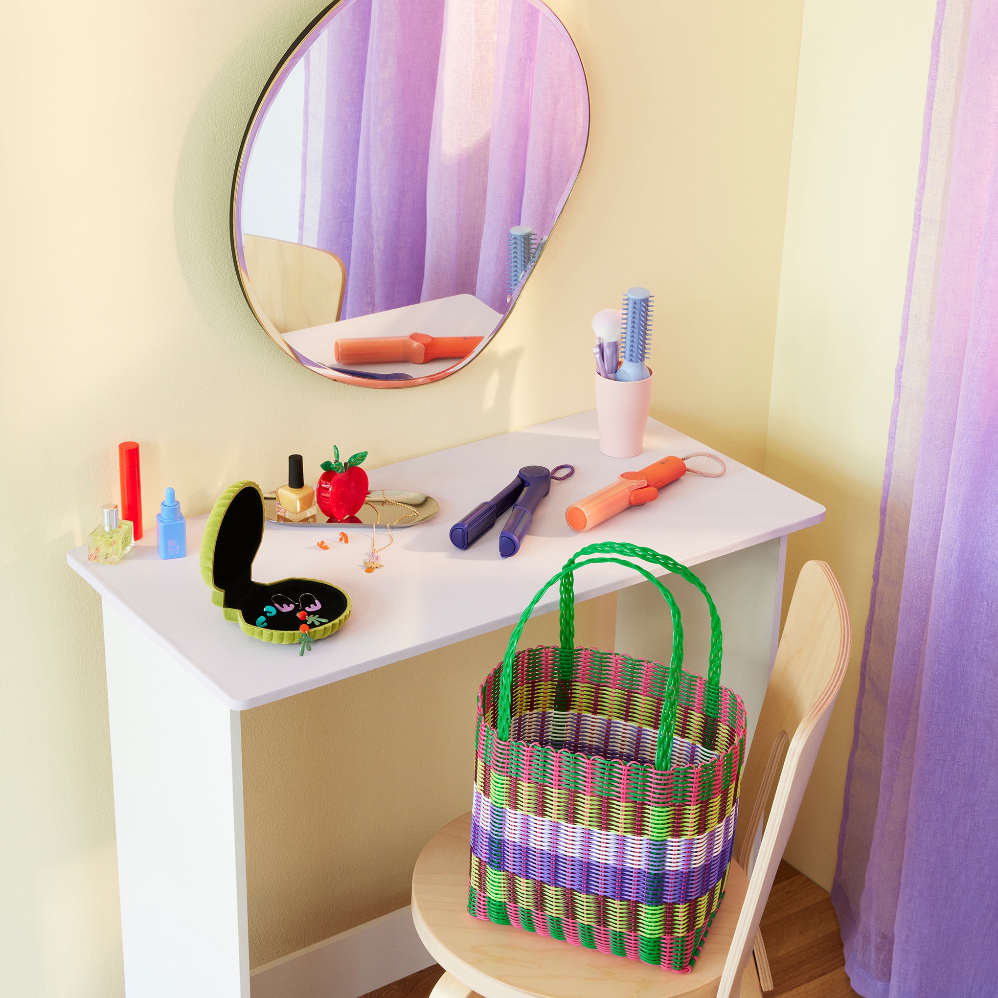 Compact Ceramic Hair Styling Tool - Periwinkle - Image 7