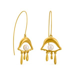Salvador Dal?? Gold-Plated Eye Drop Earrings