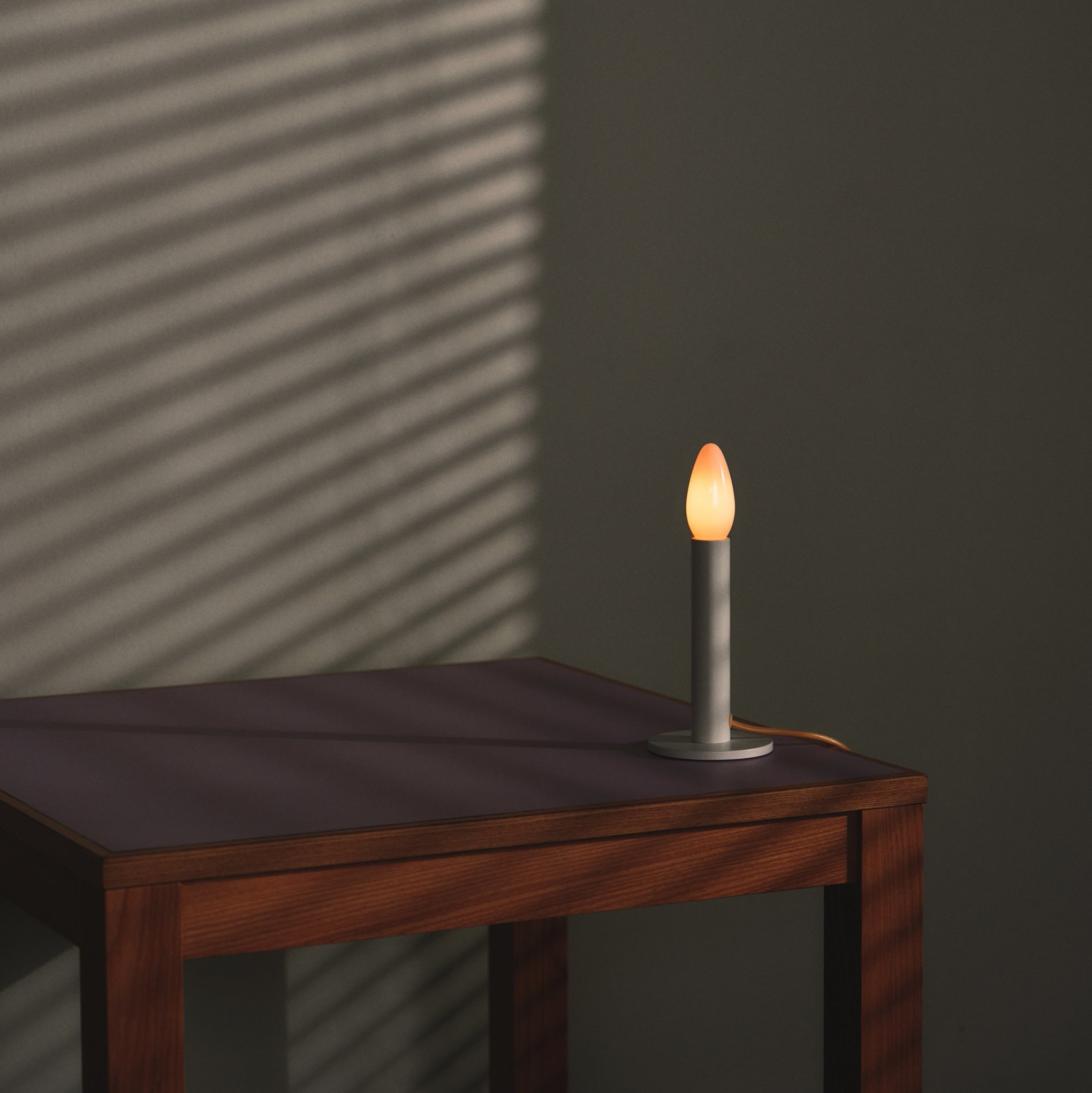 Candle Table Lamp - White - Image 6