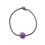 Bonbon Glass Necklace - Purple/ Turquoise