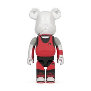 BE@RBRICK Michael Jordan 1985 Air Jordan Collectible Figure - Playground 1985 Silver