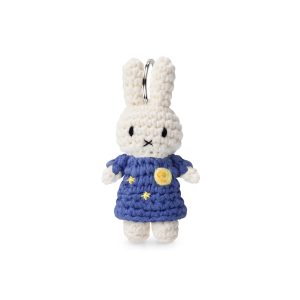 Miffy & Friends Crocheted Van Gogh The Starry Night Keychain - Miffy
