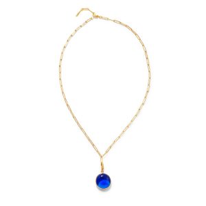 Soko Gold-Plated Umbo Circle Charm Necklace