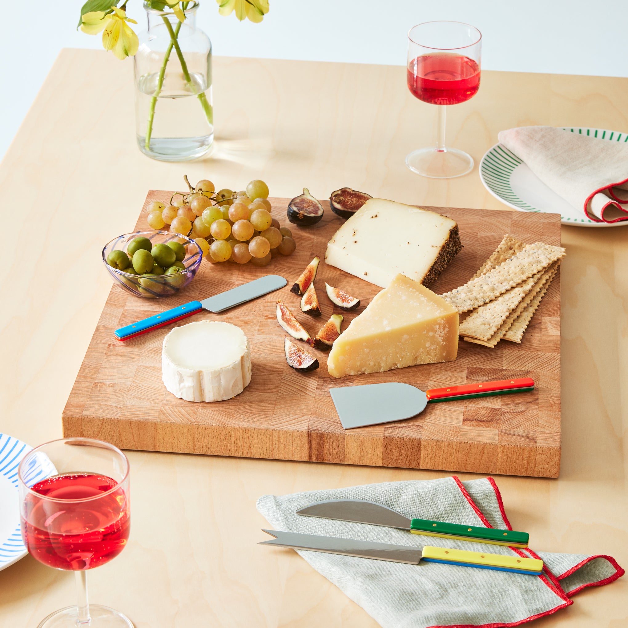 MoMA Color Block Cheese Knives - Set of 4 - Image 2