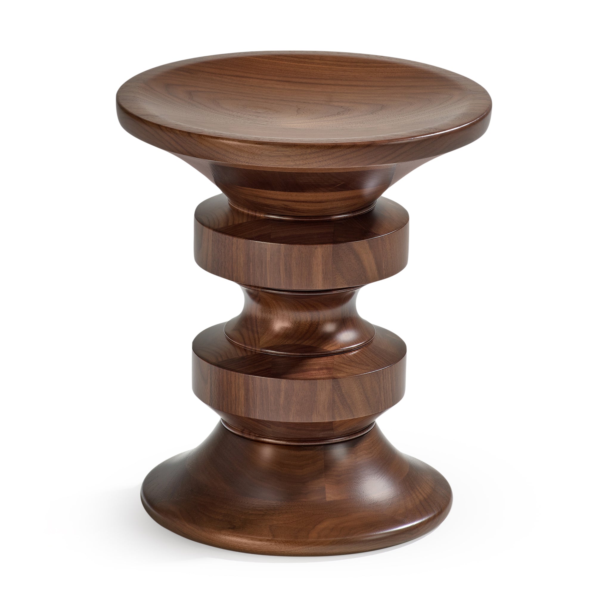 Eames? D Stool from Herman Miller - Walnut - Image 3