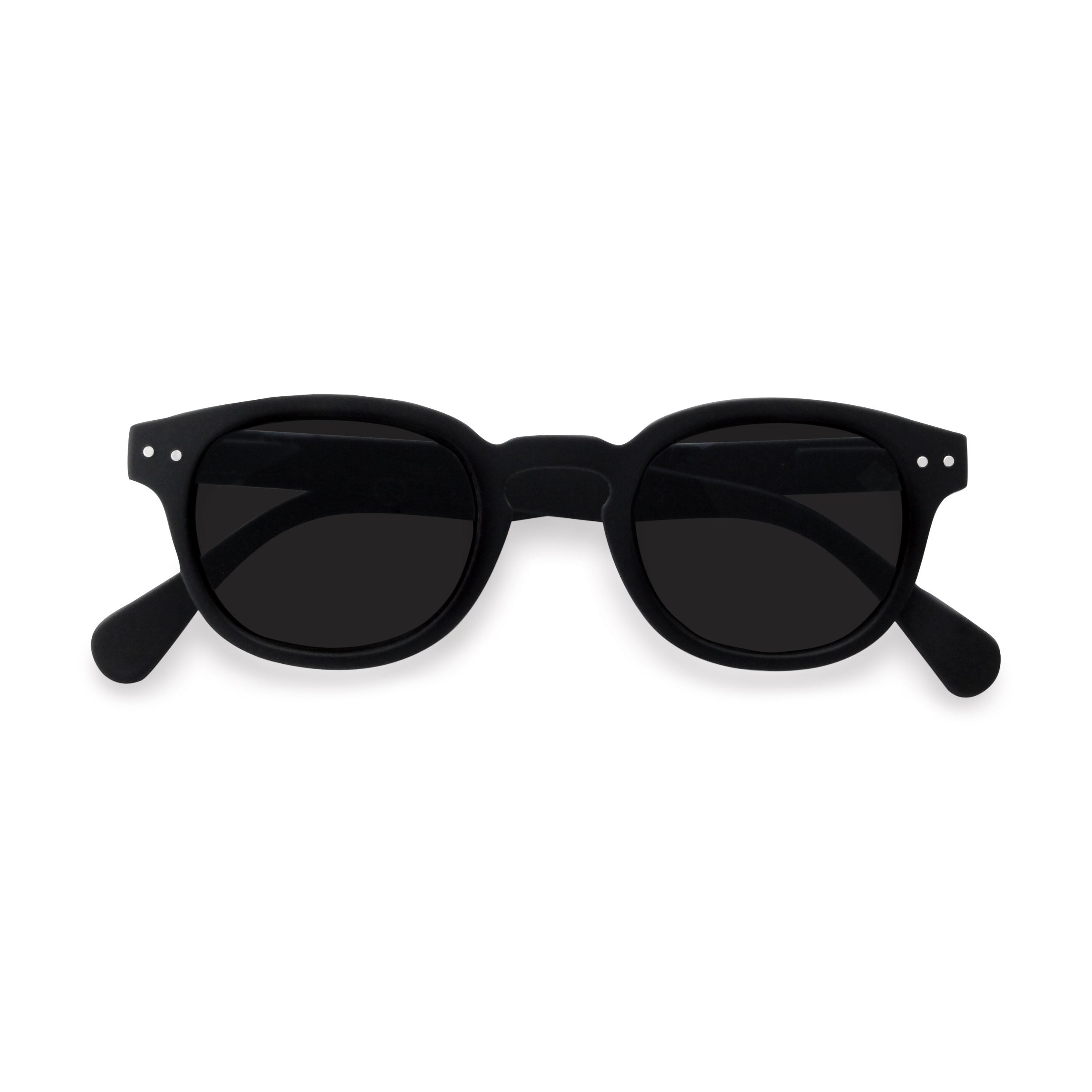 IZIPIZI Rounded-Edge Square Sunglasses #C - Black - Image 12