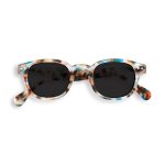 IZIPIZI Rounded-Edge Square Sunglasses #C - Black
