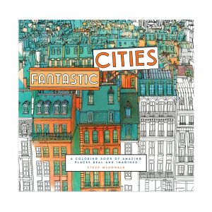 Fantastic Cities Coloring Book - Paperback