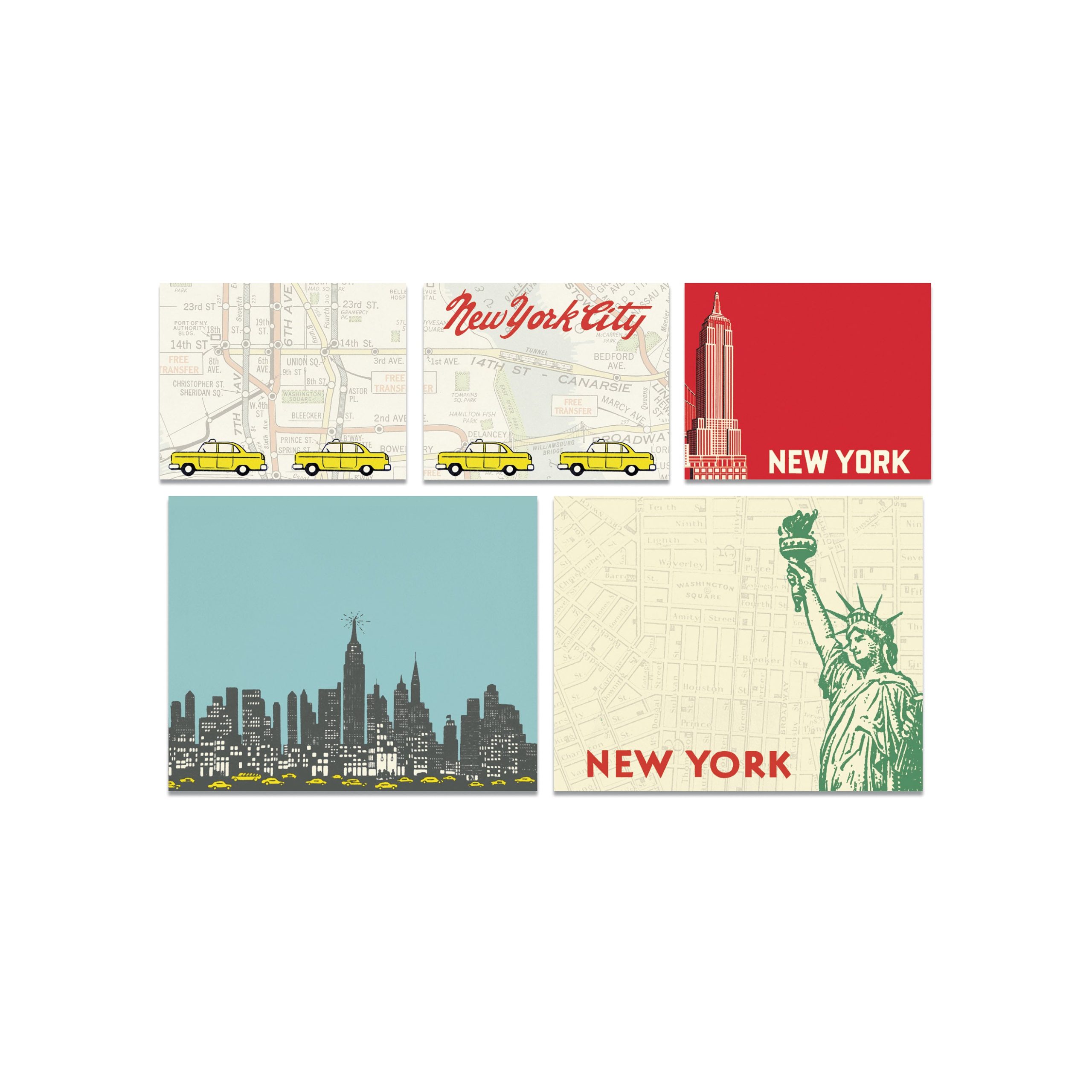 New York City Sticky Note Pads - Set of 5 - Image 2