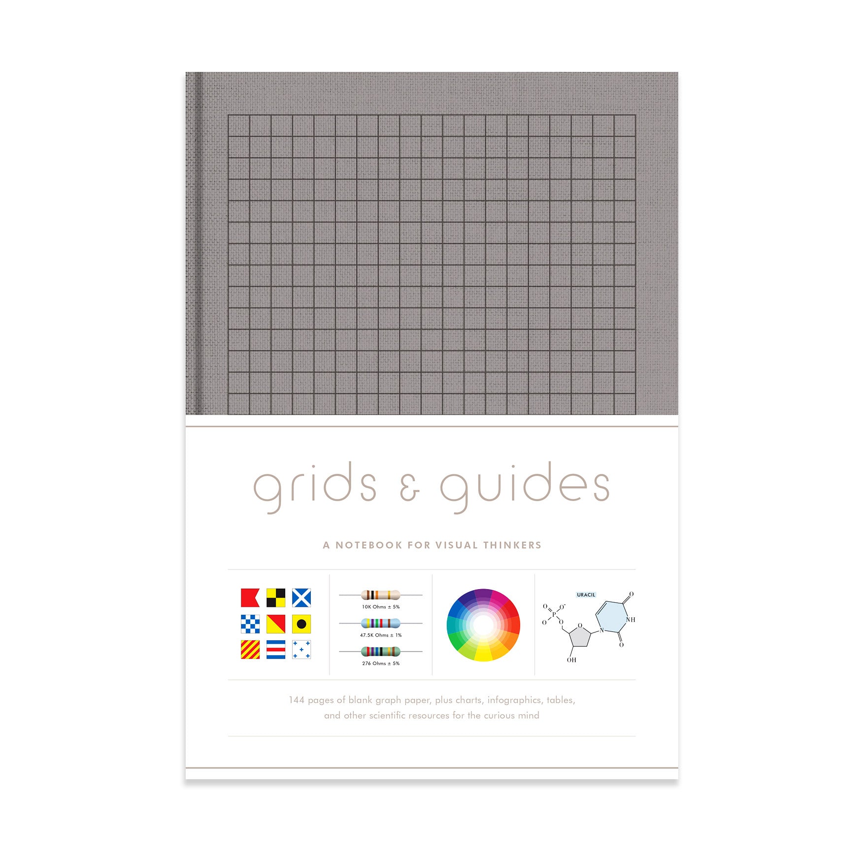 Grids & Guides: A Notebook for Visual Thinkers Gray edition - Clothbound