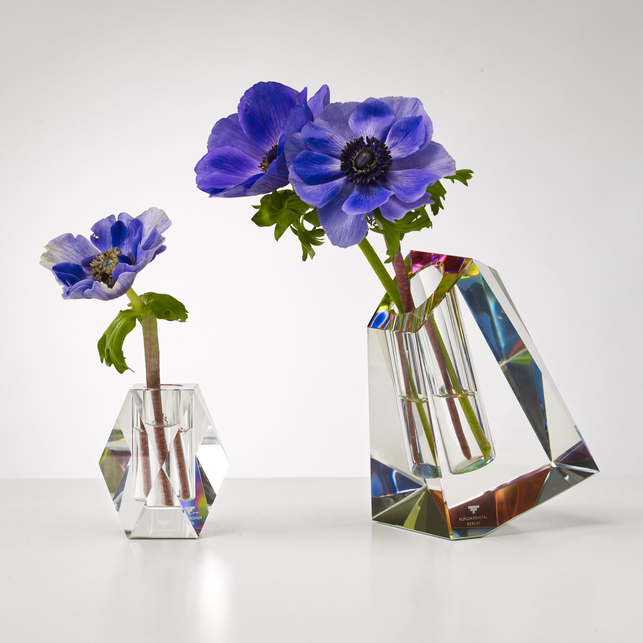 Faceted Crystal Vase - Large - Image 8