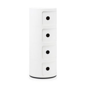 Kartell Componibili 4 Tier Storage - White