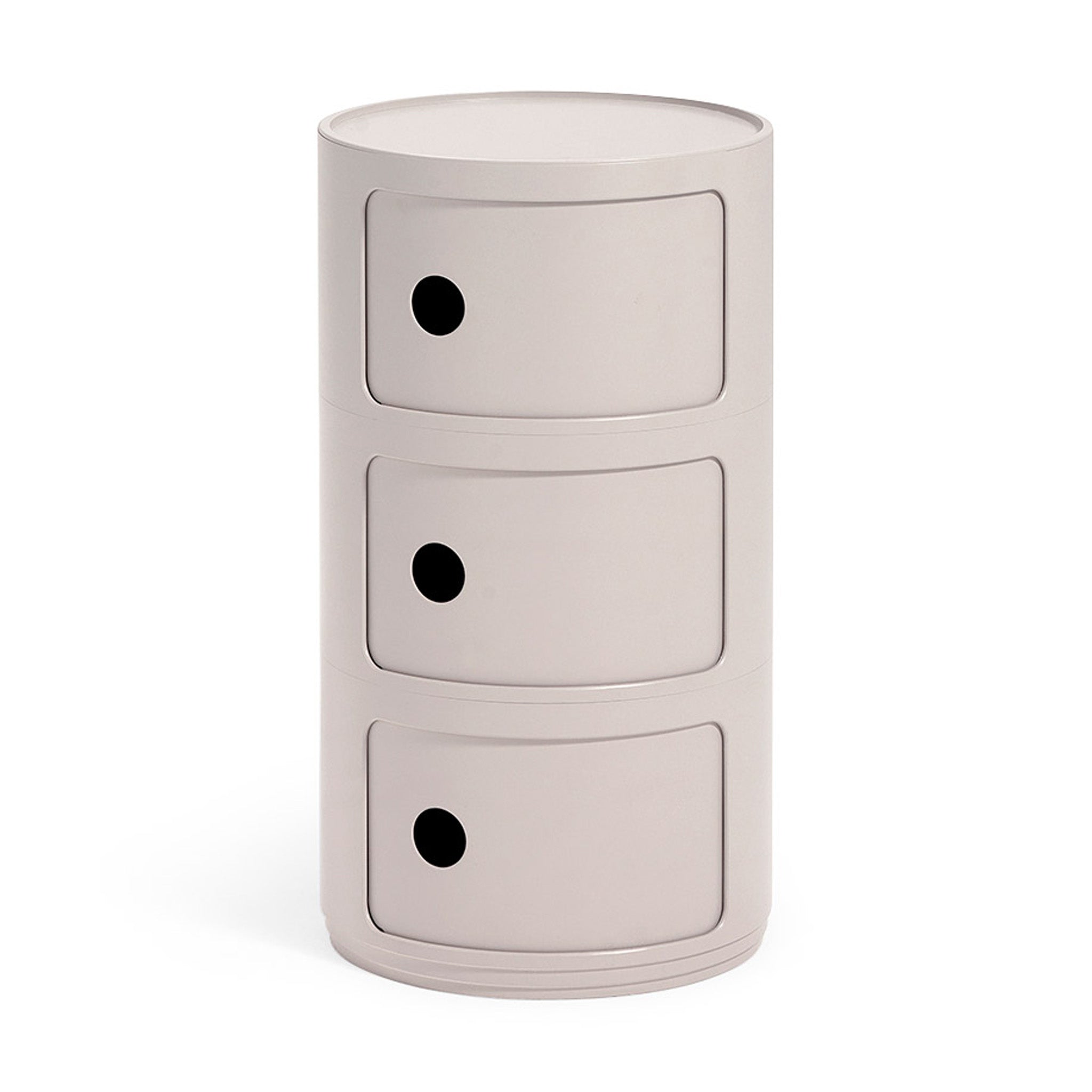 Kartell Bio Componibili 3 Tier Storage - Cream