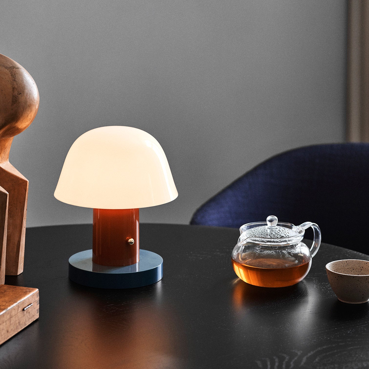Setago Portable Table Lamp - Rust/ Thunder - Image 7
