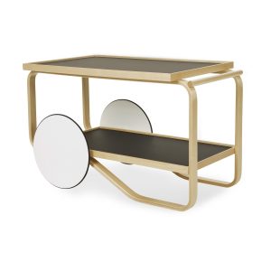 Artek Aalto Tea Trolley 901 - White/ Birch