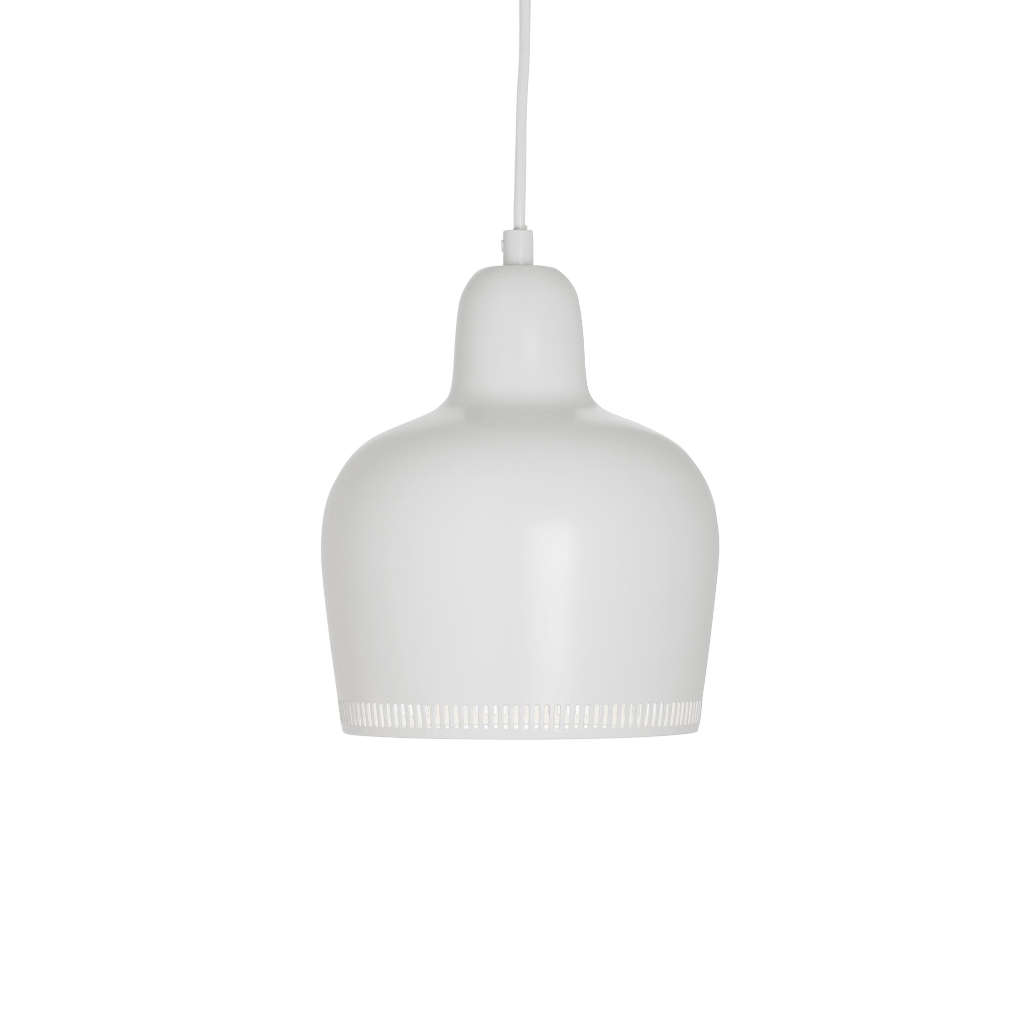 Artek Aalto Golden Bell A330S Pendant Light - Chrome - Image 8