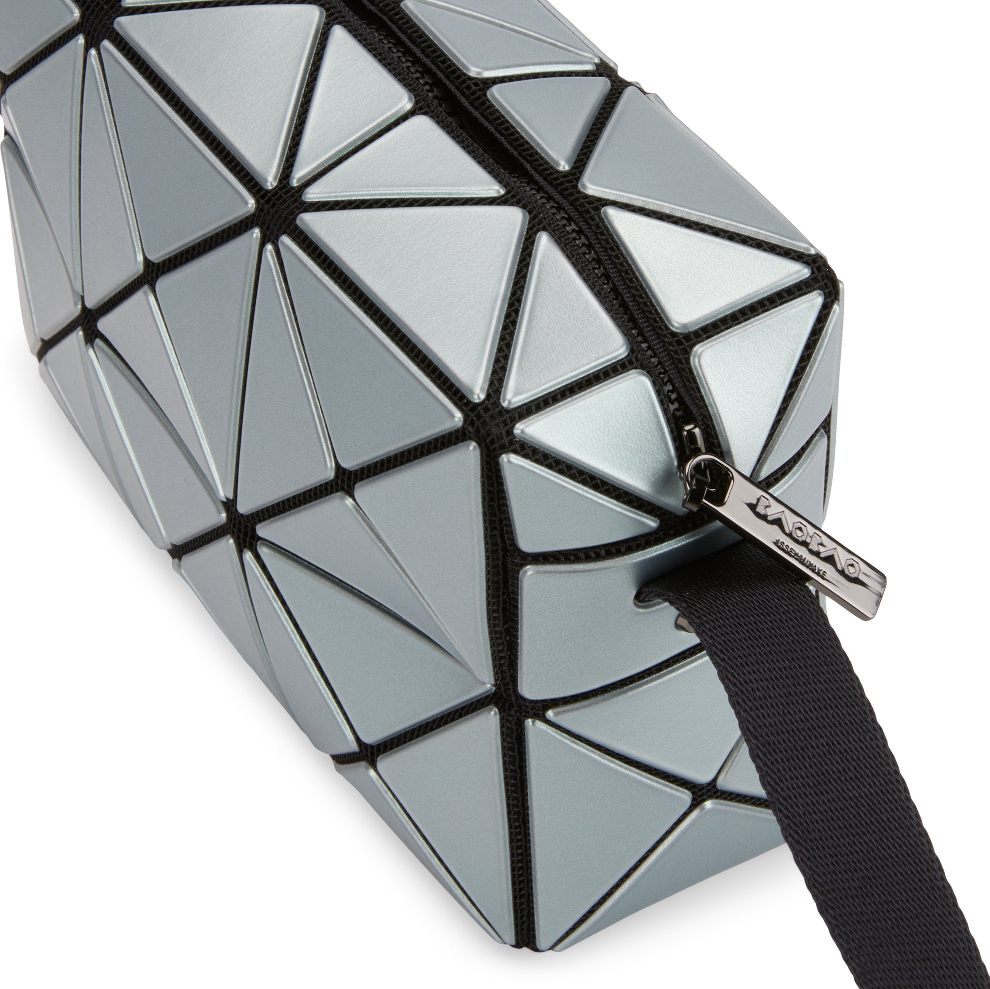 BAO BAO ISSEY MIYAKE Metallic Cuboid Crossbody Bag - Light Blue - Image 5