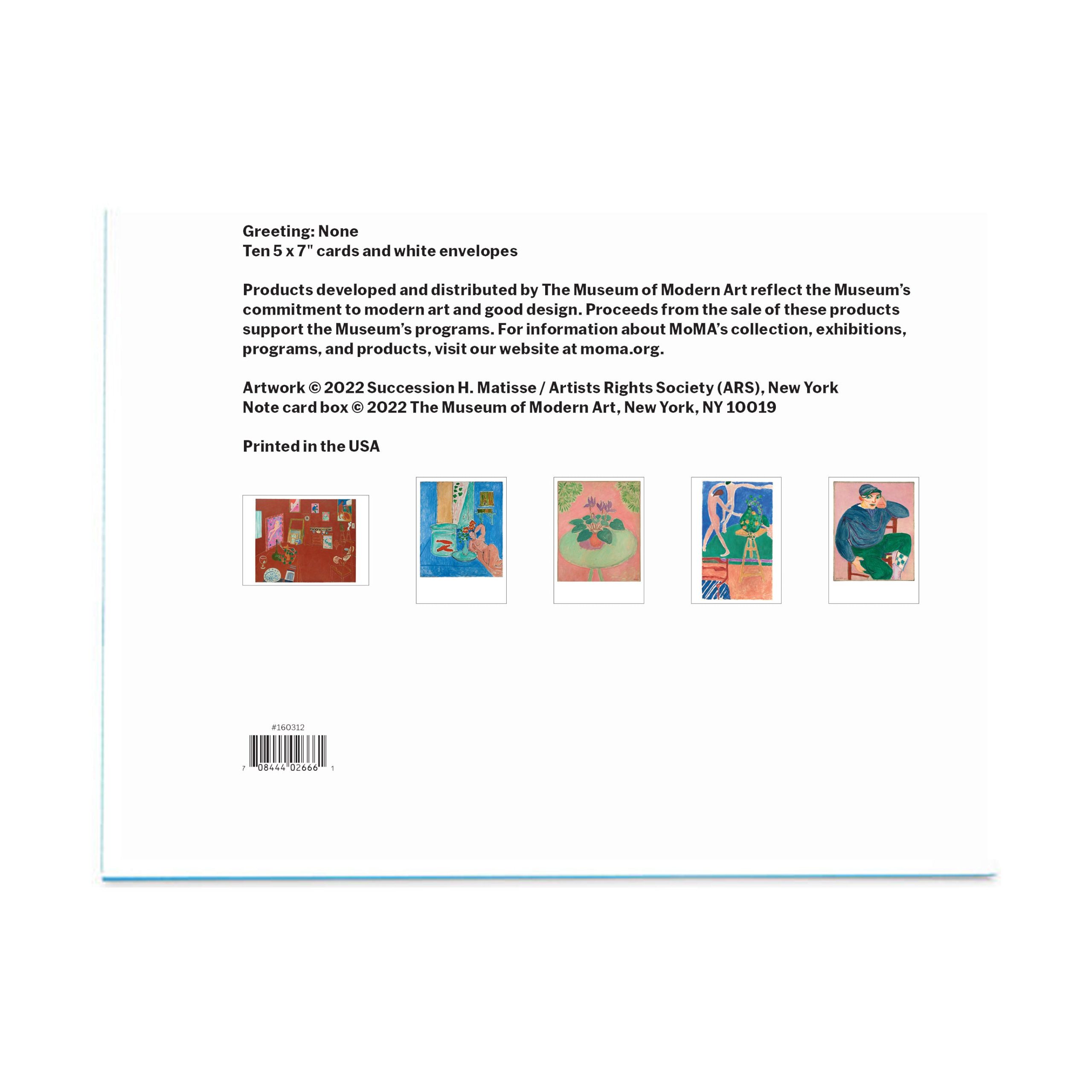 Matisse: The Red Studio Note Card Set - Image 4