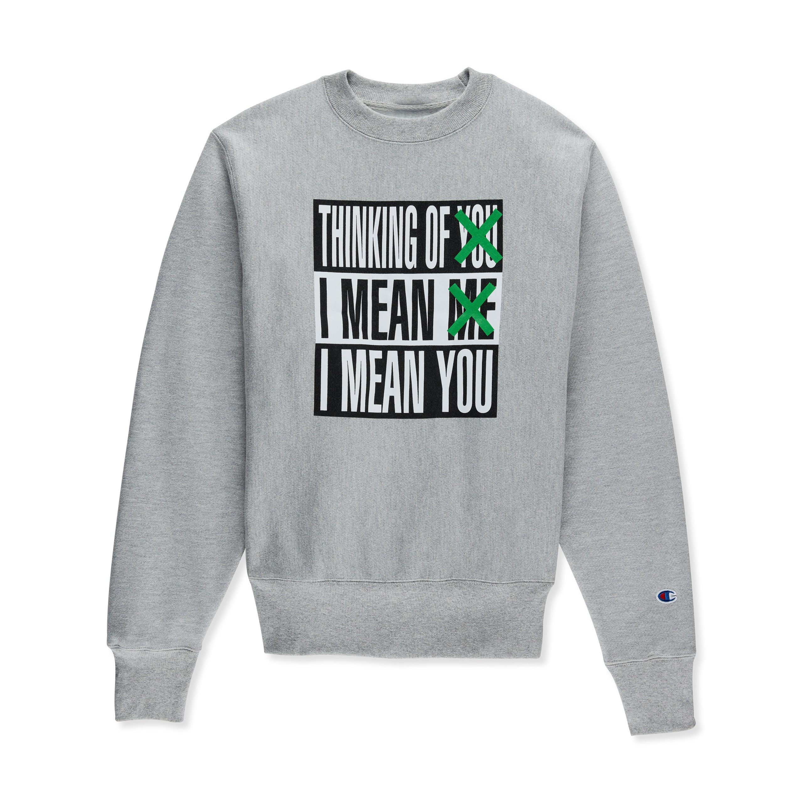Barbara Kruger Champion Sweatshirt - Image 3