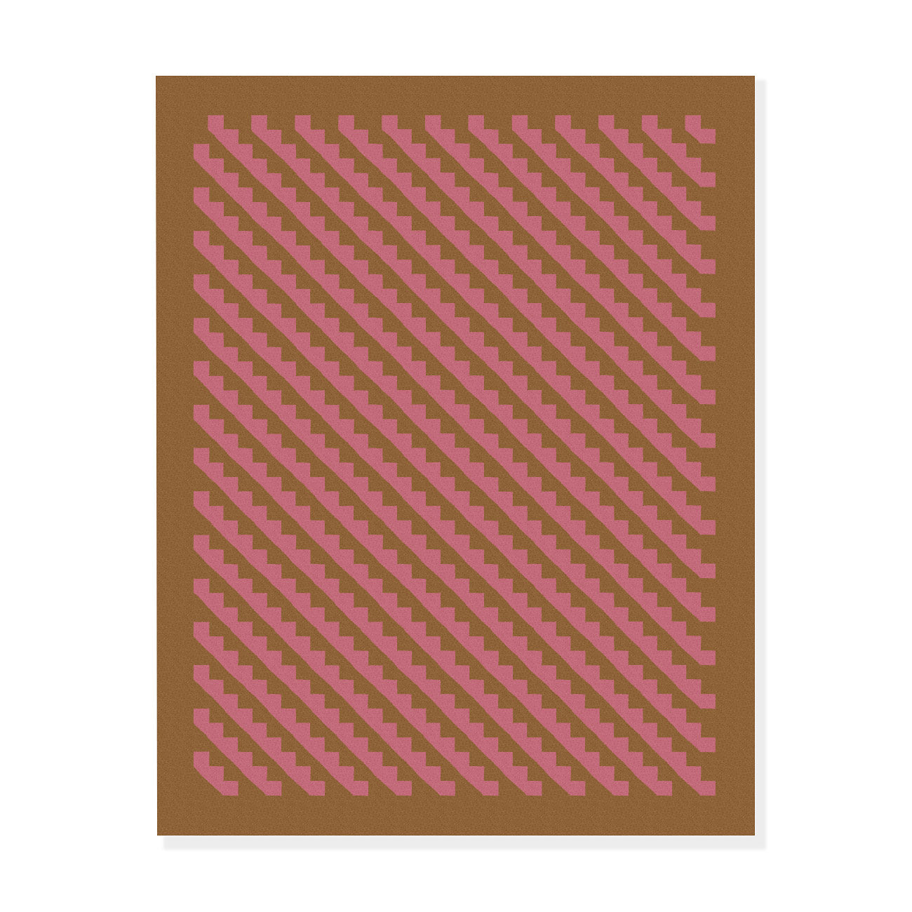 Maharam Alexander Girard Cotton Steps Rug - Blue Gray/ Black - Image 17