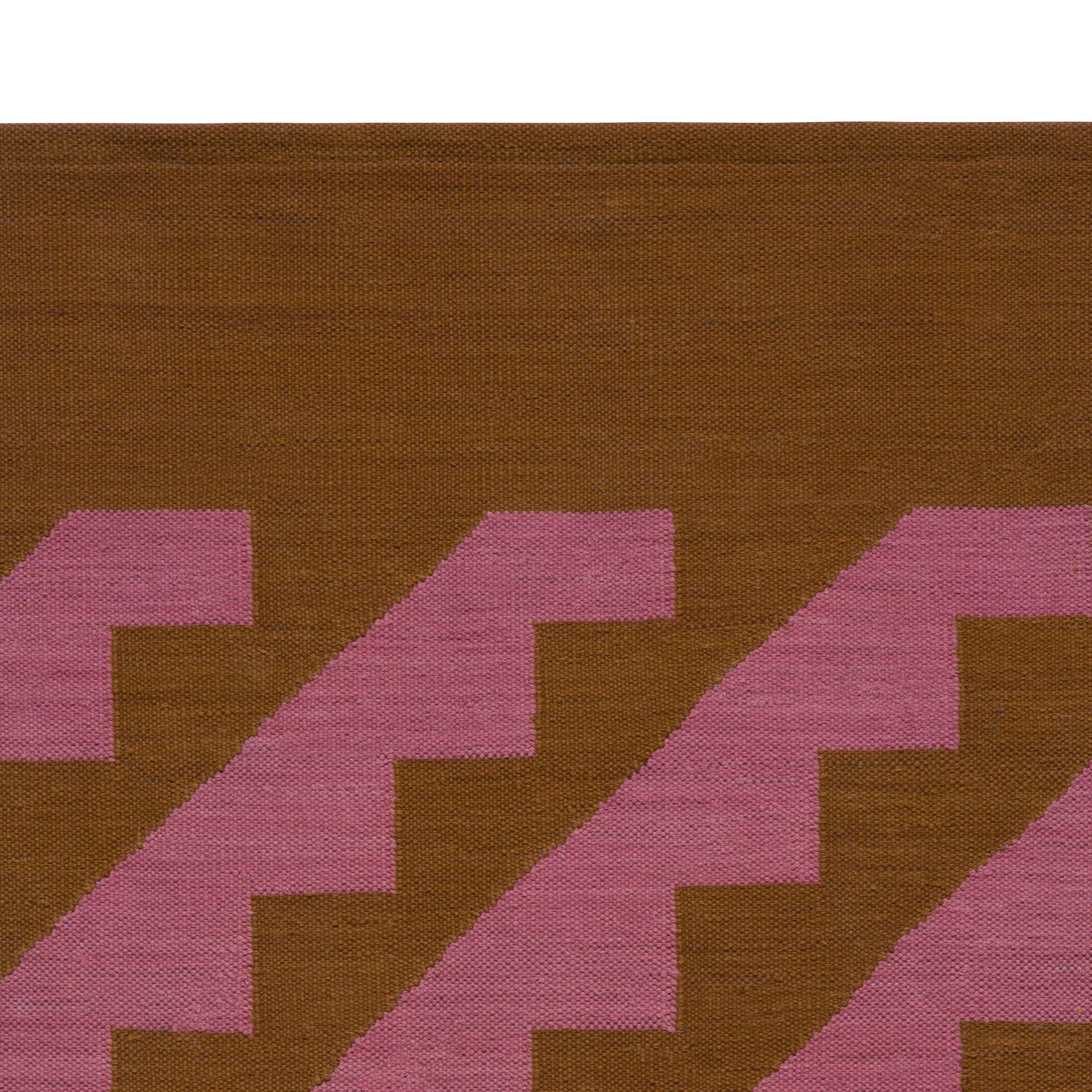 Maharam Alexander Girard Cotton Steps Rug - Blue Gray/ Black - Image 29