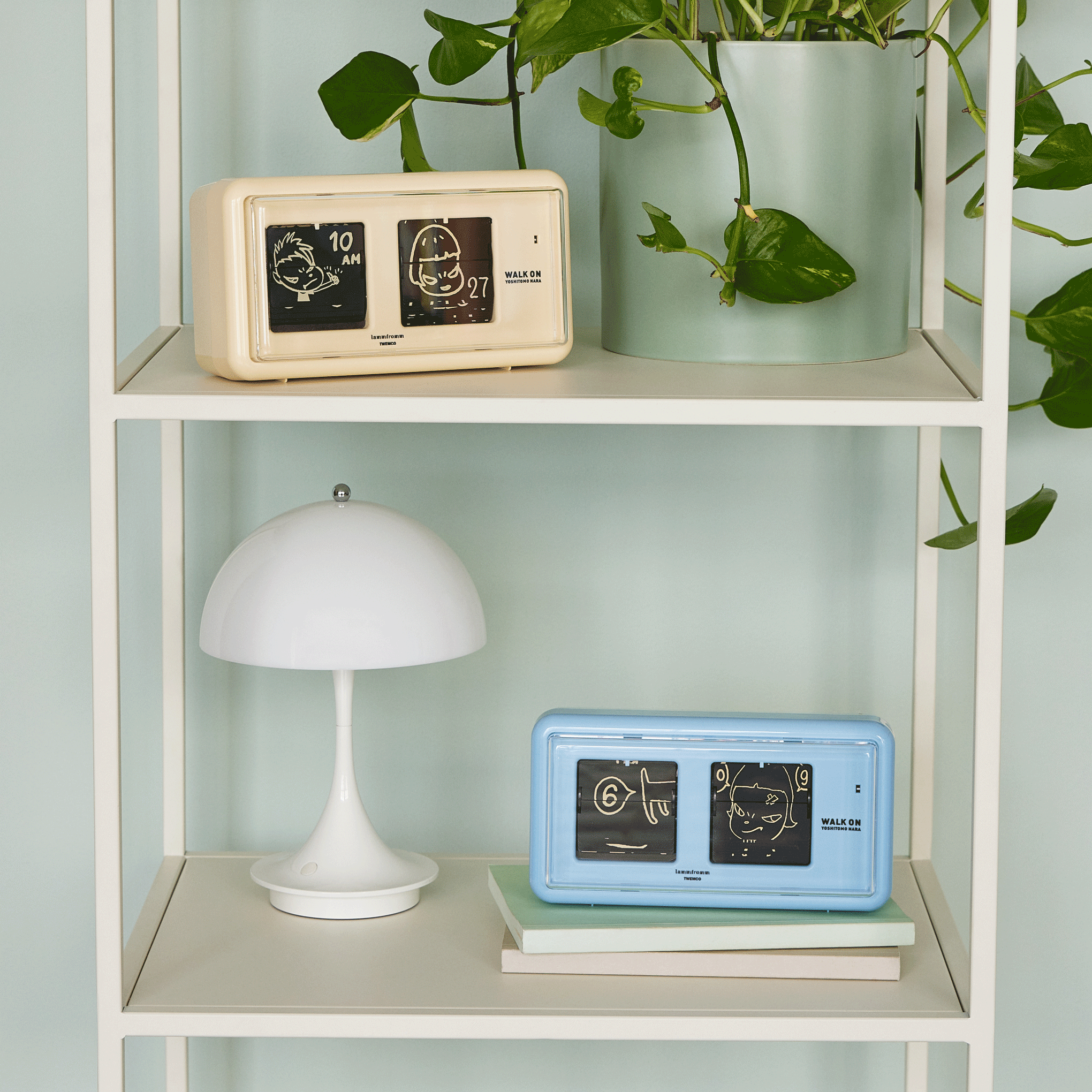 Yoshitomo Nara Walk On Flip Clock - Beige - Image 8