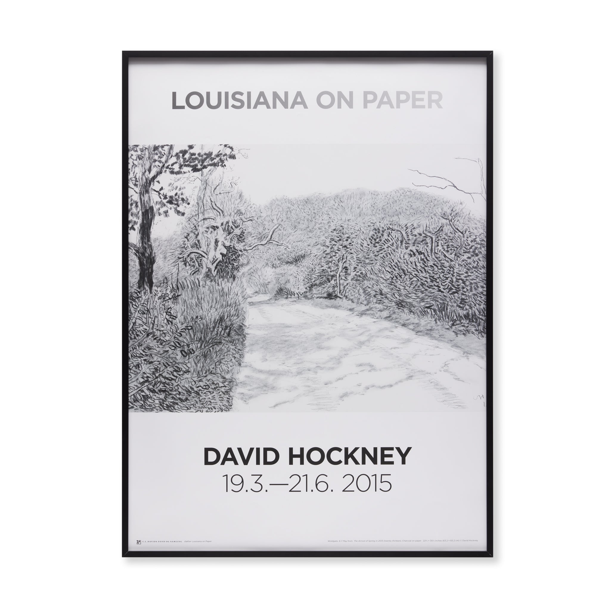 David Hockney Louisiana Museum 2015 - Woldgate Framed Poster