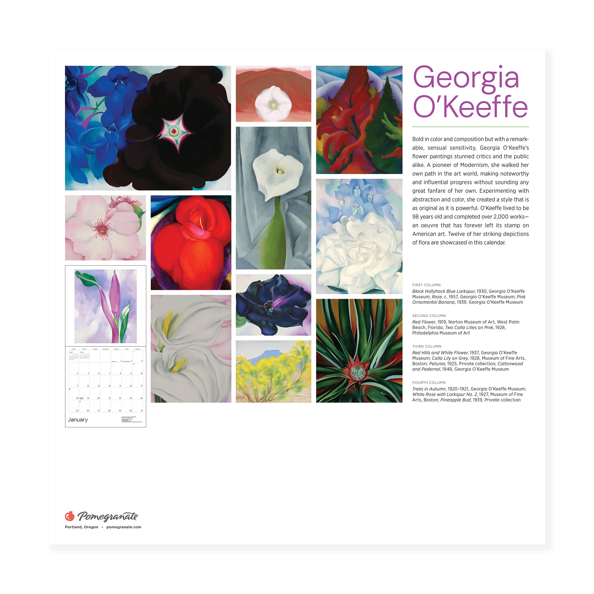2026 Georgia O'Keeffe Wall Calendar - Image 6