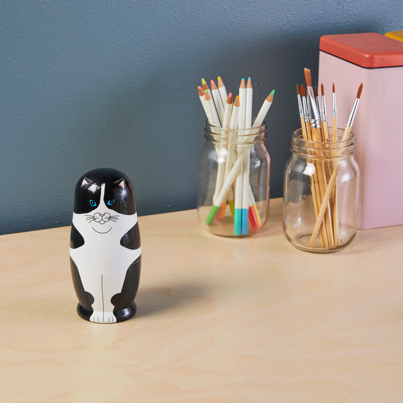 Nesting Cats Set - Set of 5 - Image 6