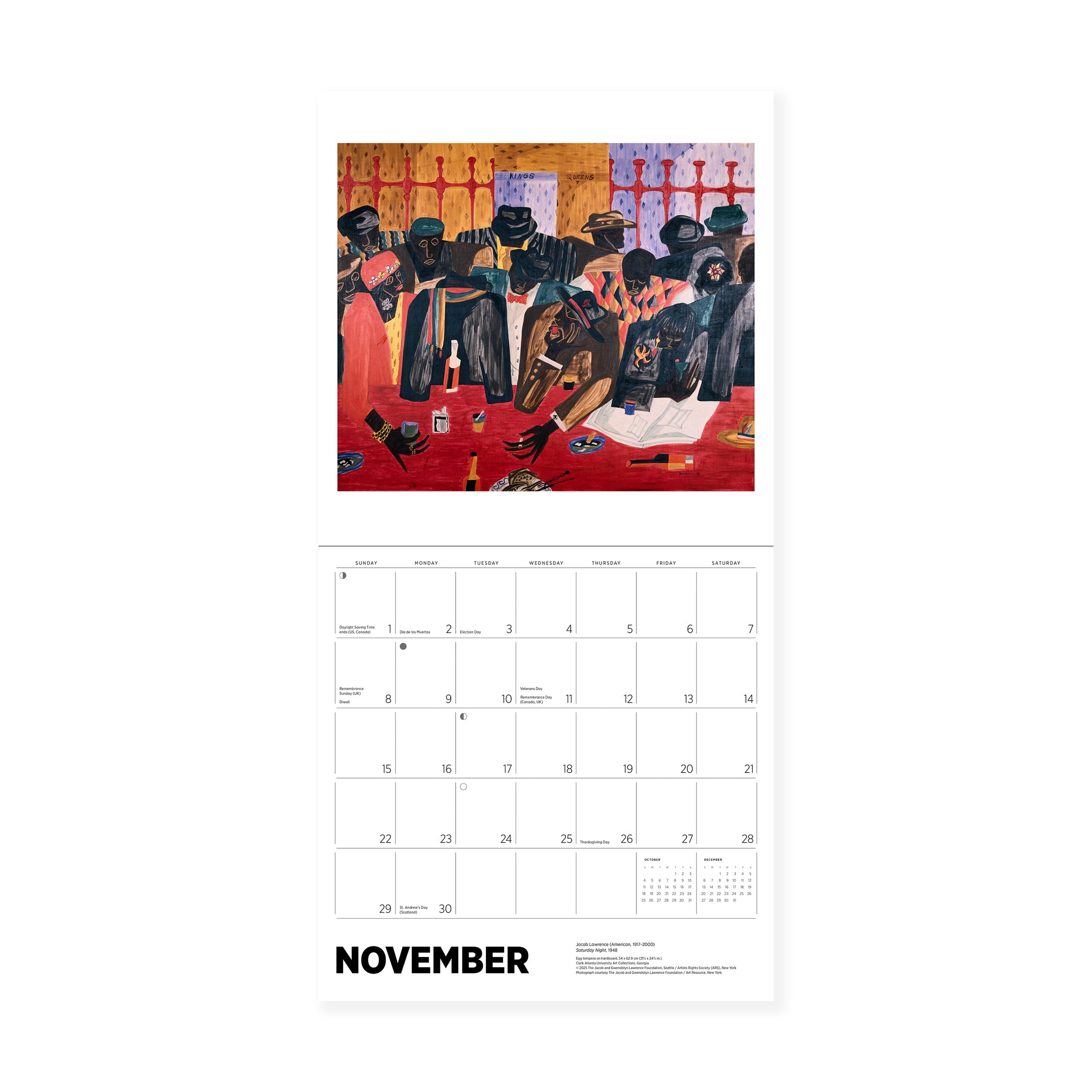 2026 African American Art Wall Calendar - Image 6