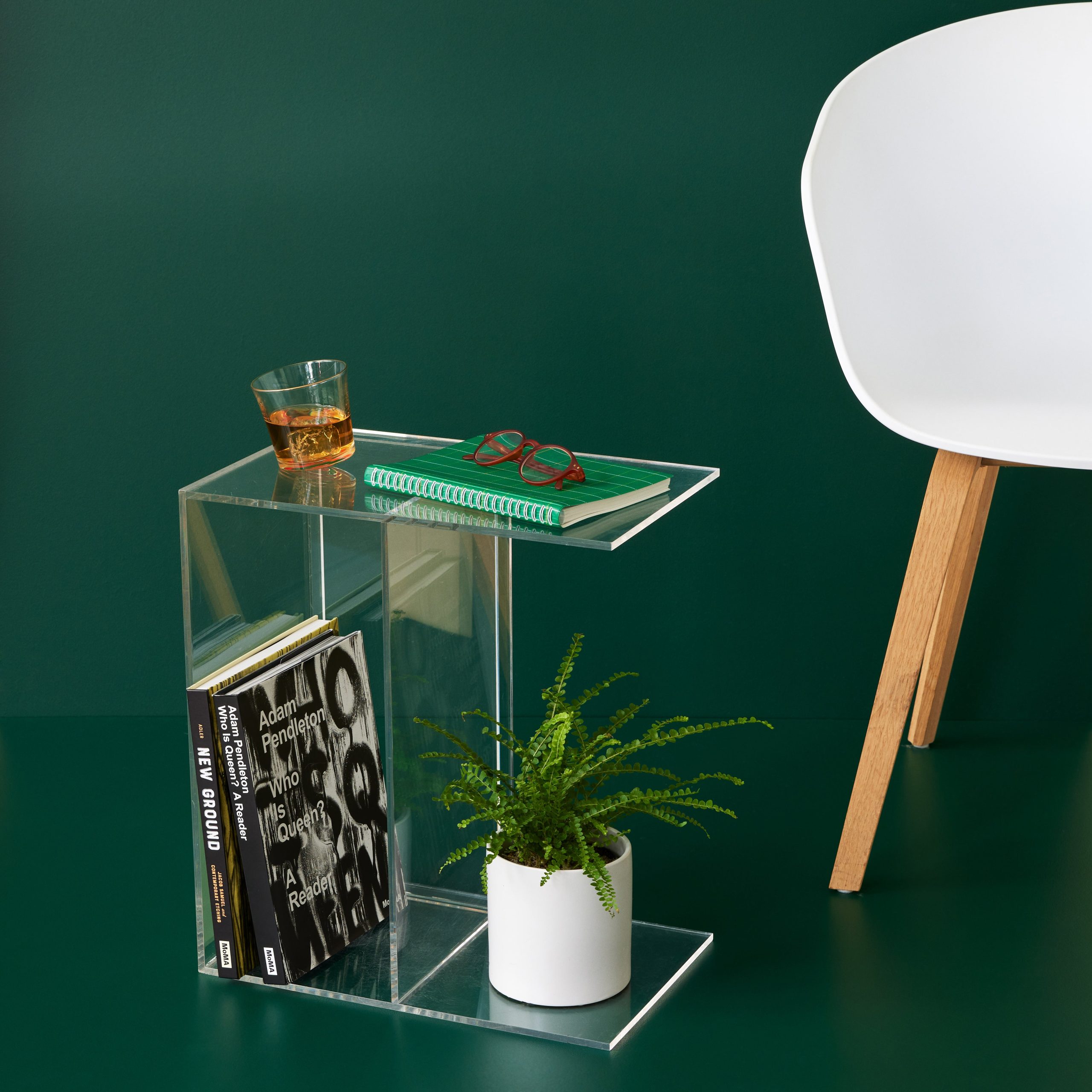 Two-Way Side Table - Clear - Image 6