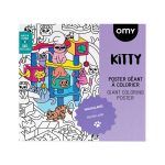 OMY Kitty Giant Coloring Poster
