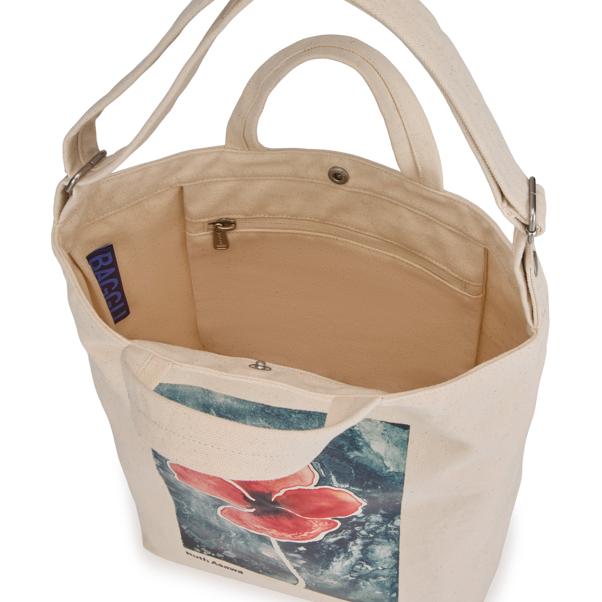 Ruth Asawa Baggu Recycled Cotton Duck Bag - Image 4
