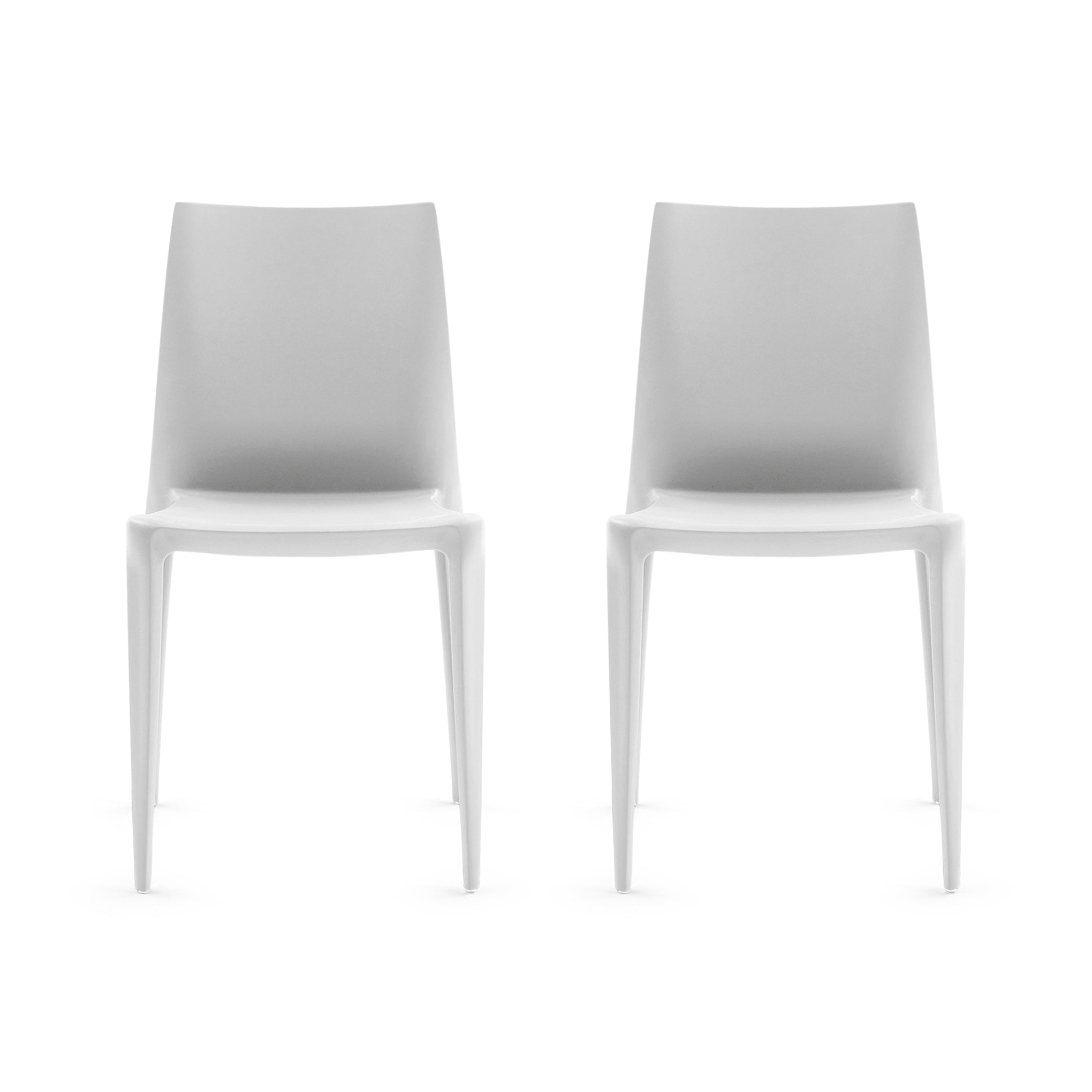 Mario Bellini Stacking Chair from Heller - Set of 2 - Light Gray