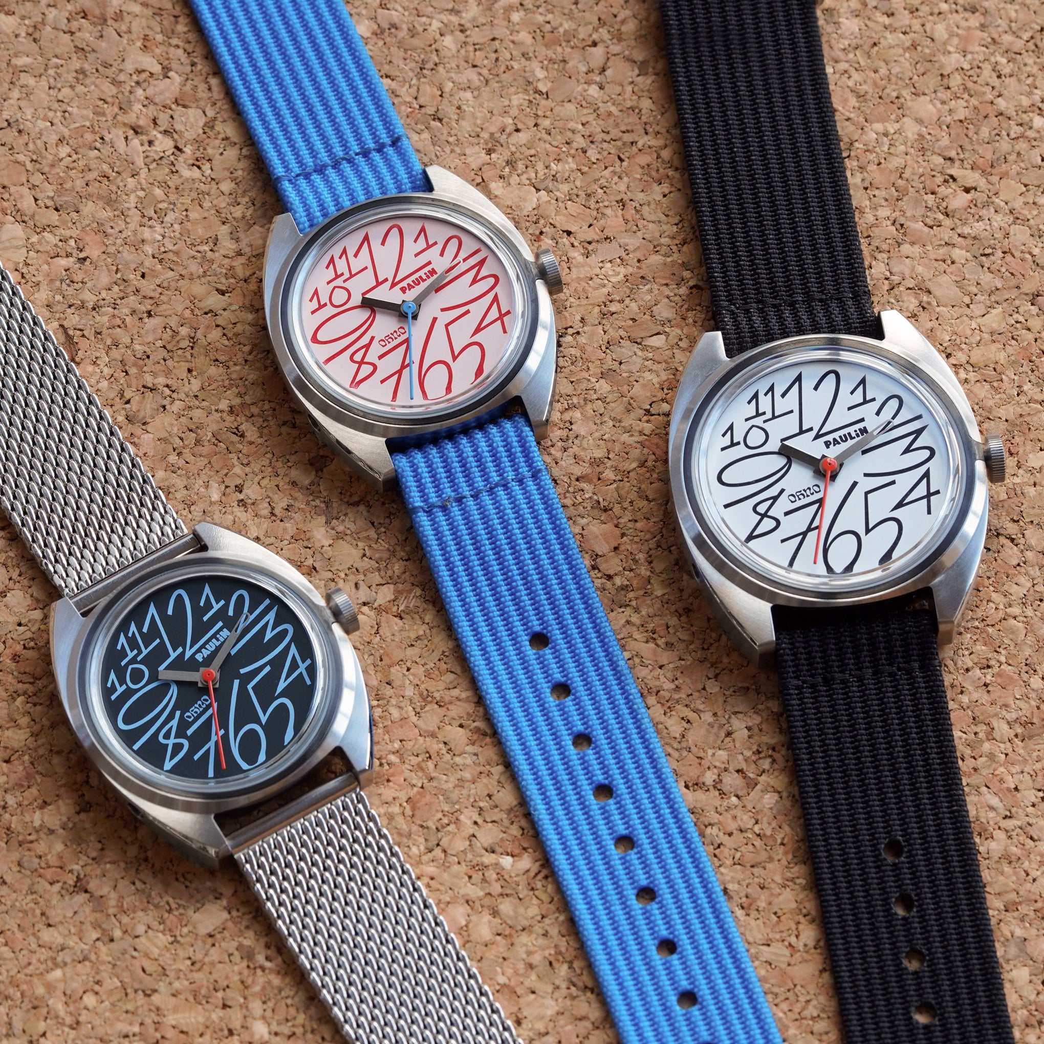 Paulin OH no Modul Quartz Watch - Black/ Silver - Image 6