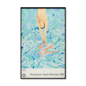 David Hockney Olympische Spiele M??nchen Framed Poster
