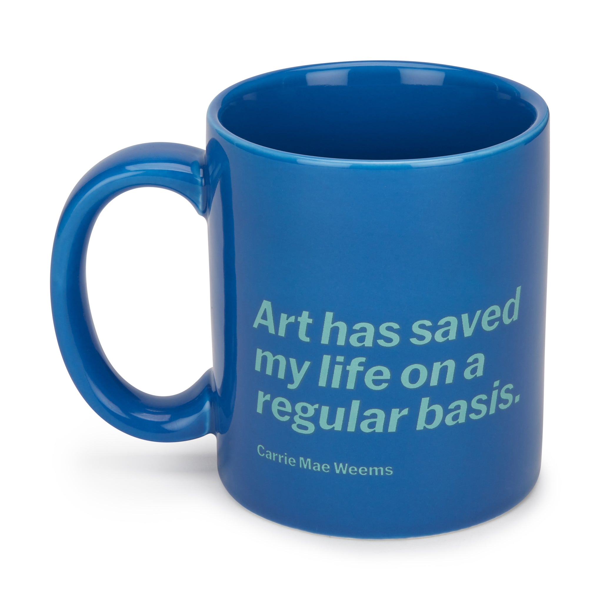 Artist Quote Ceramic Mug - Blue