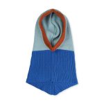 Verloop Color Mix Knit Hood - Cobalt