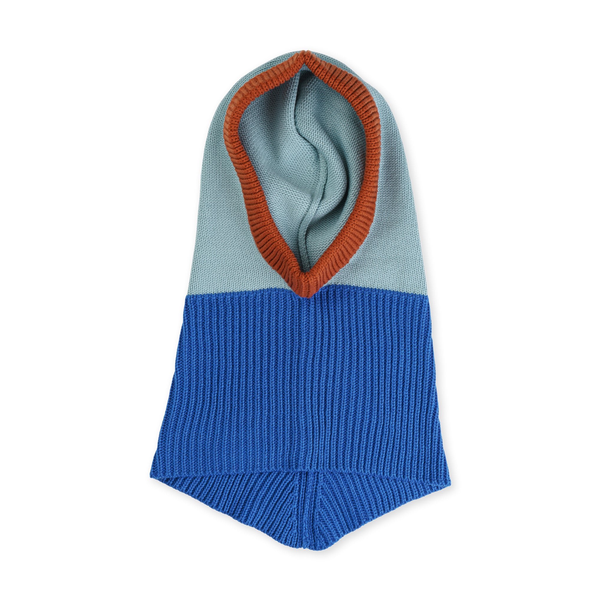 Verloop Color Mix Knit Hood - Cobalt