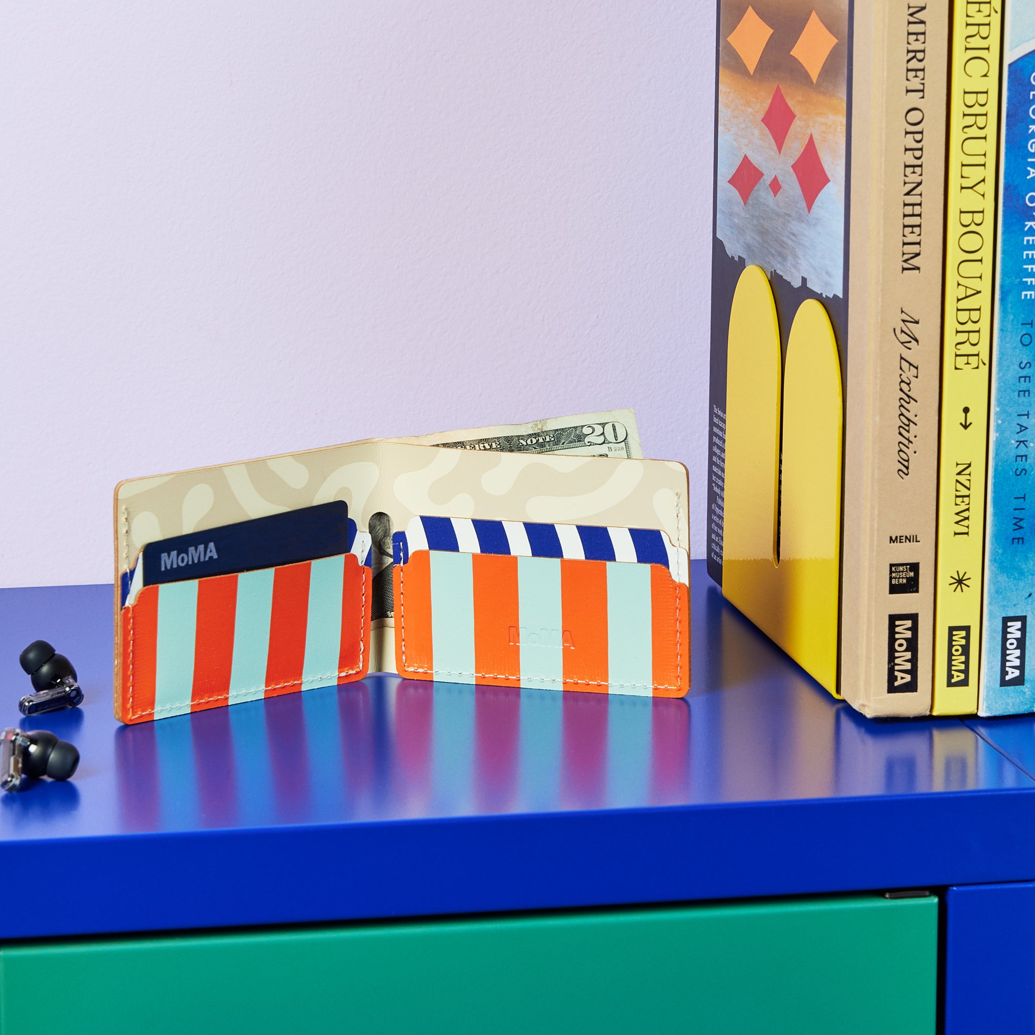 Dusen Dusen Recycled Leather Billfold Wallet - Sand - Image 2