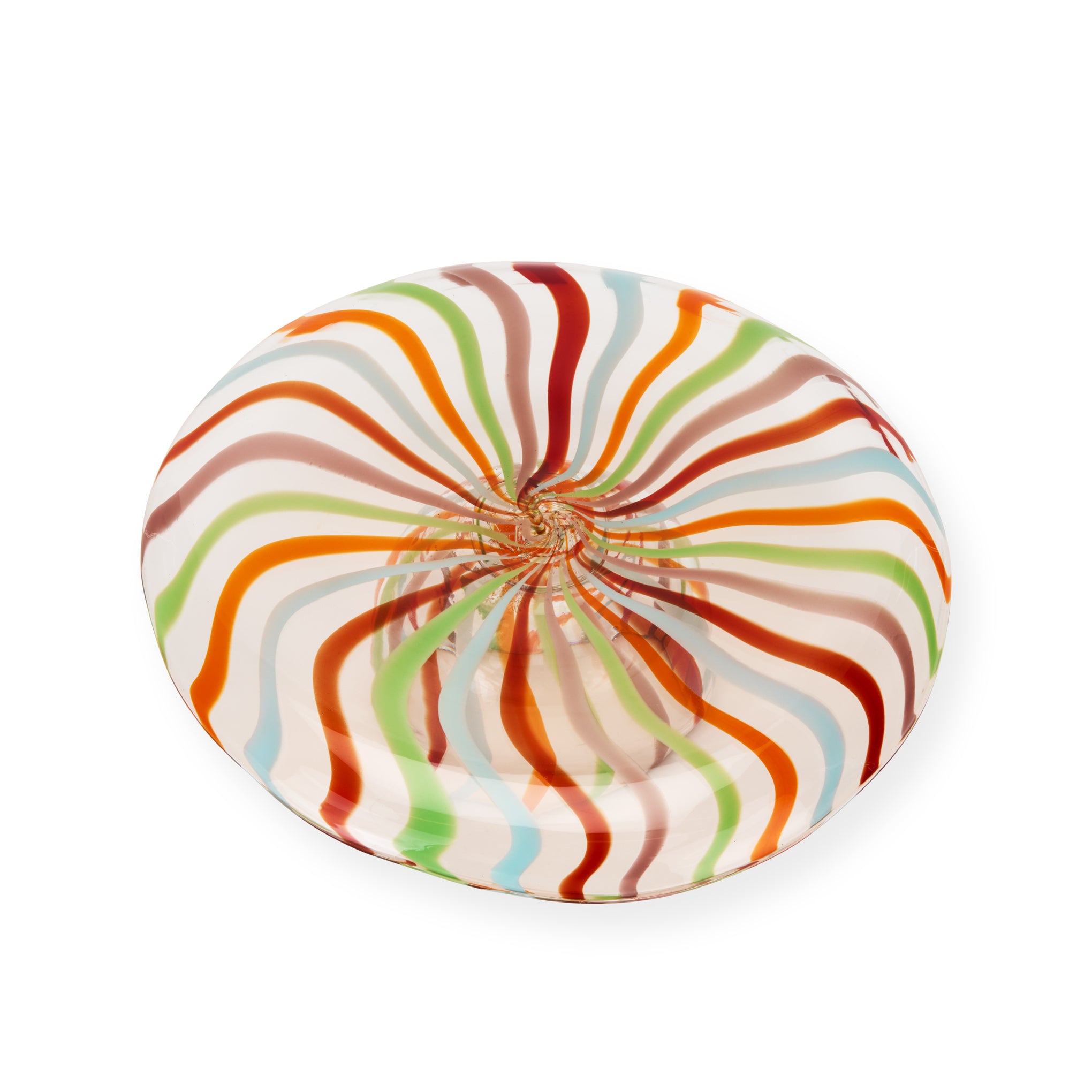 Reversible Cake Stand/Chip & Dip Glass Platter - Image 4