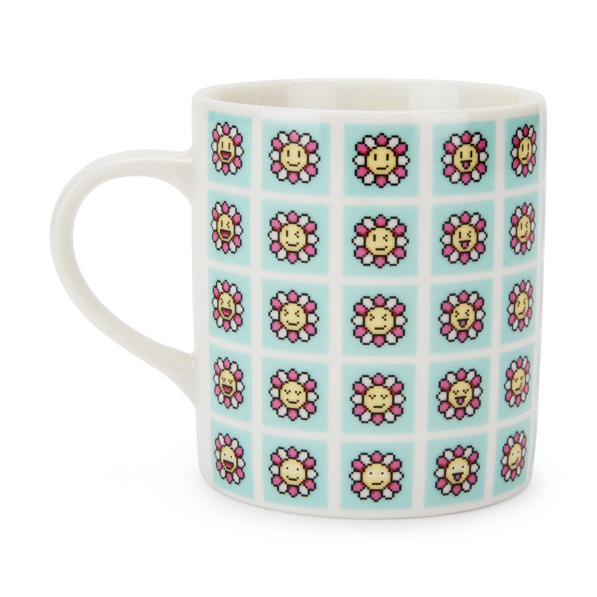 Takashi Murakami Ceramic Flower Mug - Blue