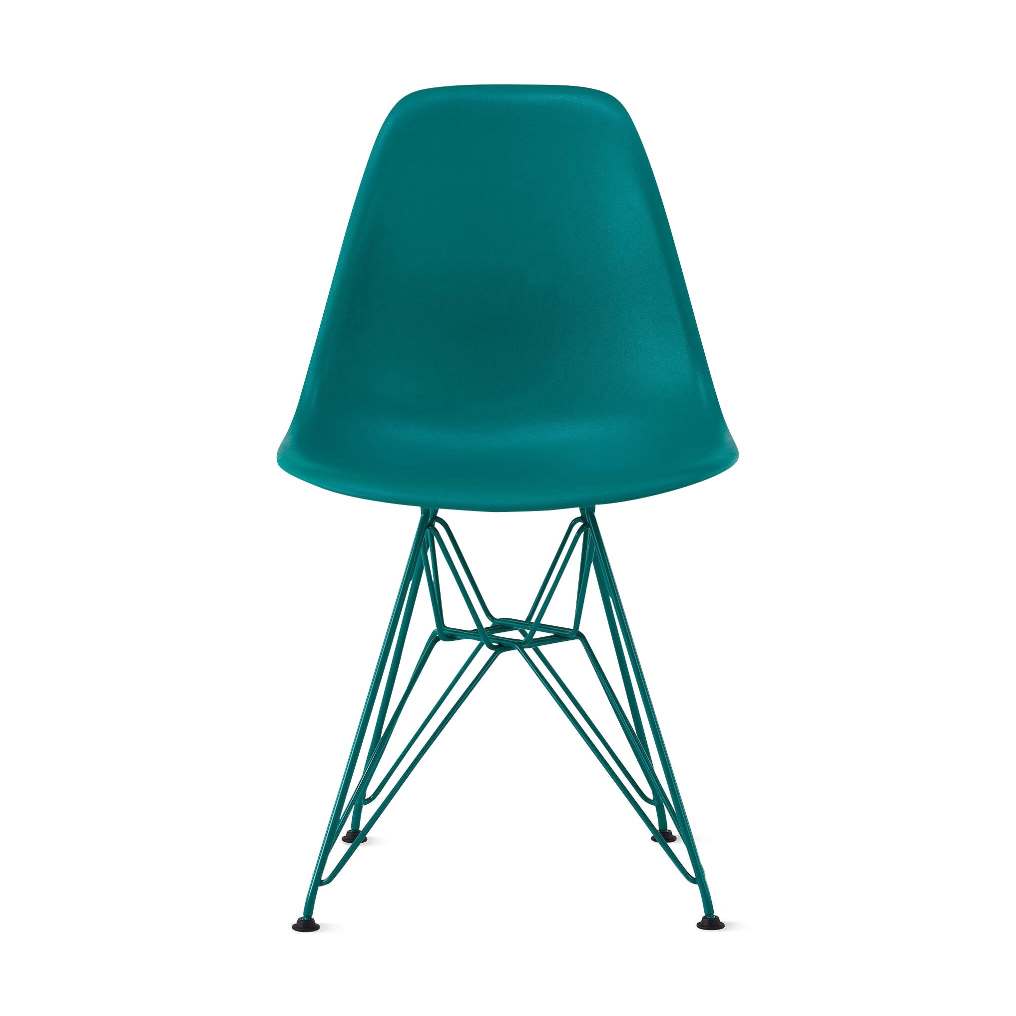 Herman Miller x HAY Eames Molded Recycled Plastic Side Chair - Mint Green - Image 4