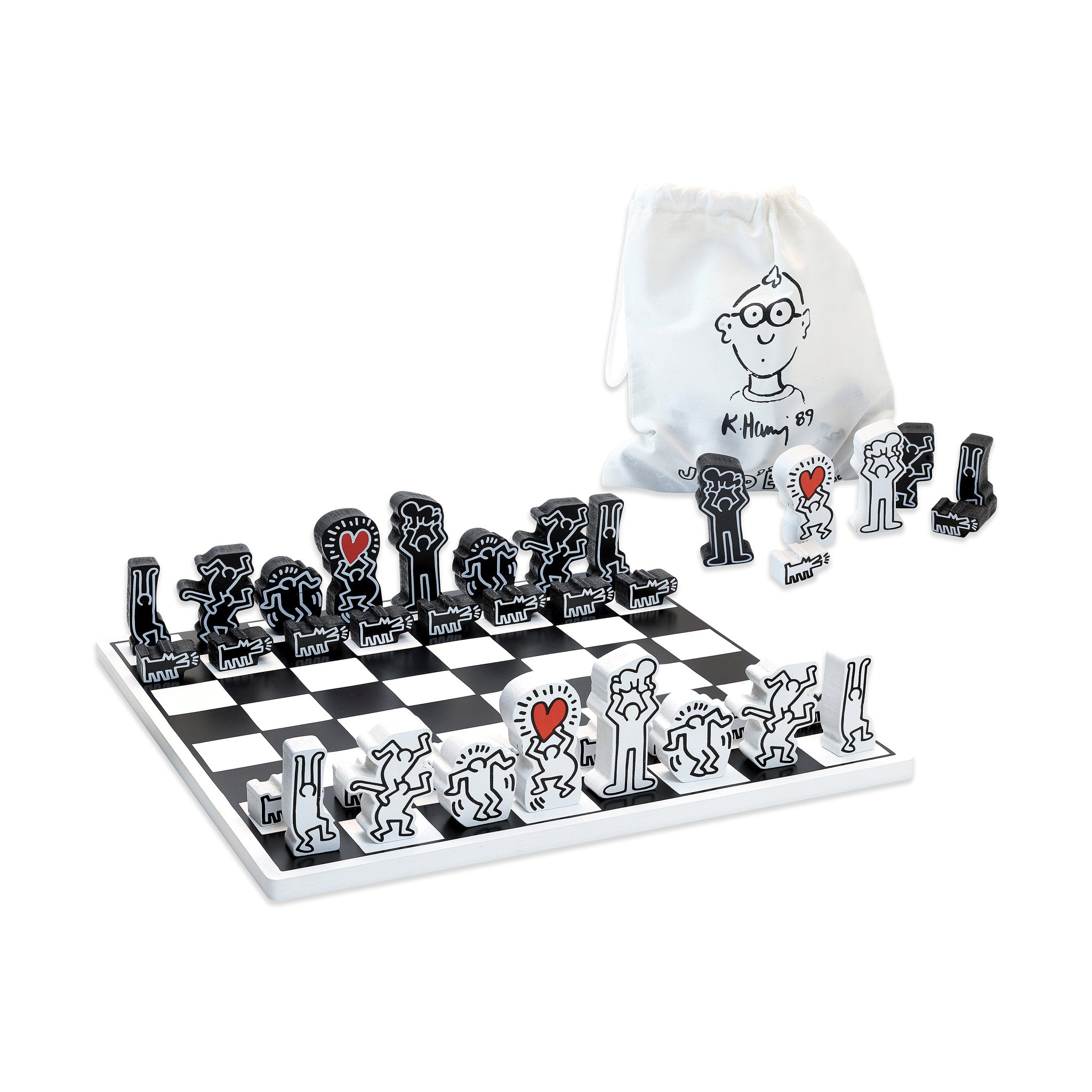 Keith Haring Chess Set - Image 2